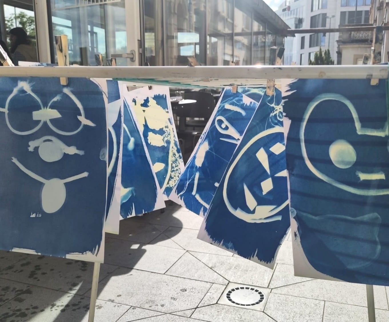 impressions bleues