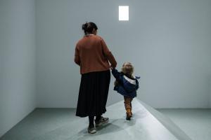 Judith Deschamps, an·other voice, vue de l'installation. Casino Luxembourg – Forum d'art contemporain, 2023