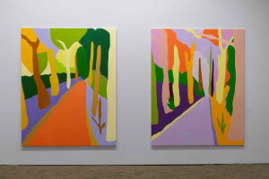 Tessa Perutz, How to Map the Infinite, vue de l'exposition. Casino Luxembourg – Forum d'art contemporain, 2023