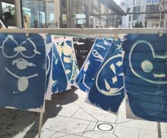 impressions bleues