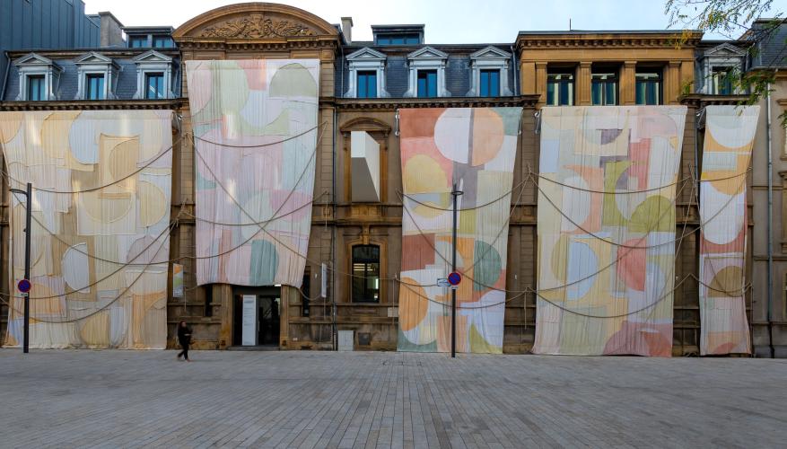 Adrien Vescovi – Jours de lenteur, vue de l'exposition, Casino Luxembourg – Forum d'art contemporain, 2022. Photo : Marc Domage