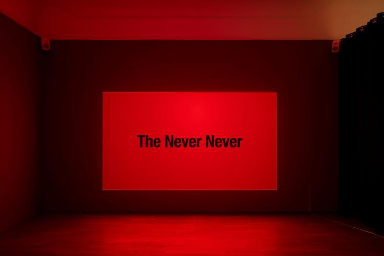 Jeremy Hutchison & Evelyn Simons, The Never Never, vue de l'exposition, Casino Luxembourg – Forum d'art contemporain, 2022