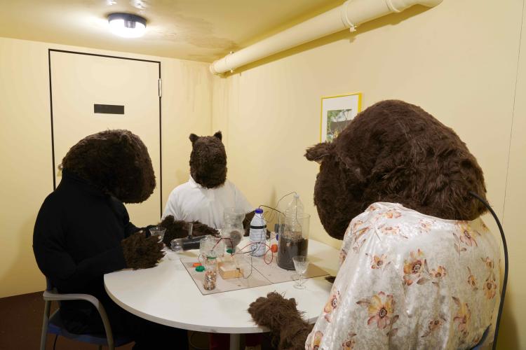 Angélique Aubrit & Ludovic Beillard, « Une solitude vraiment terrible (Rita) », 2024 (techniques mixtes). Photo : Marc Domage