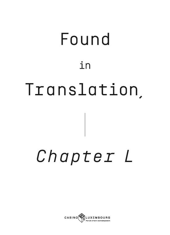 Found in Translation, 2011